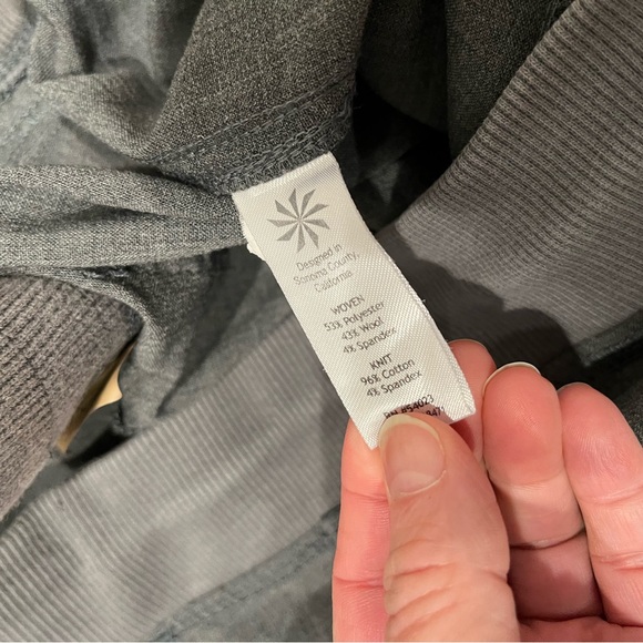 Athleta Wool City Joggers Gray Sportswear Loungewear Casual Womens 14 Pants Grey - Picture 7 of 8